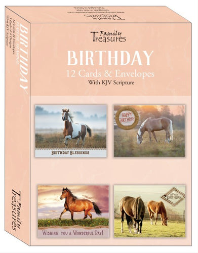 Card-Boxed-Birthday-Peaceful Meadows (Pack Of 12)