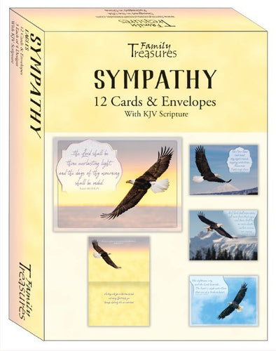 Card-Boxed-Sympathy-Eagles (Pack Of 12)