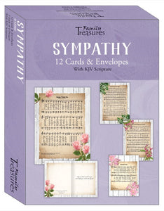 Card-Boxed-Sympathy-Hymns (Pack Of 12)