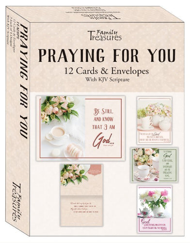 Card-Boxed-Praying For-Teacups (Pack Of 12)