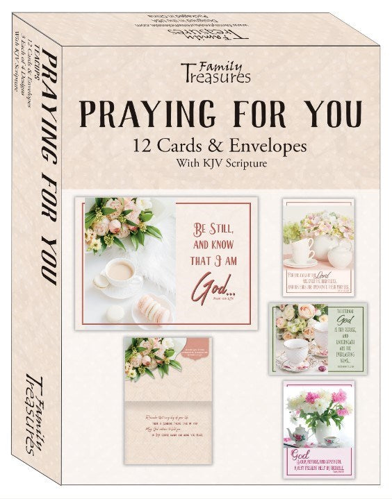 Card-Boxed-Praying For-Teacups (Pack Of 12)