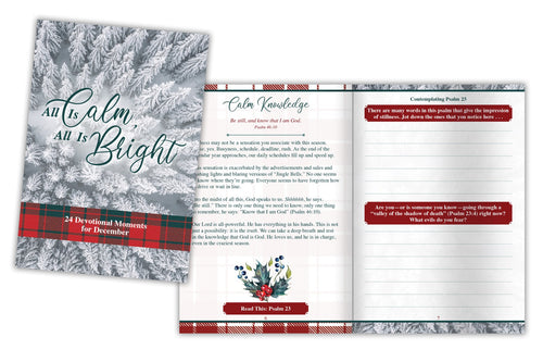 24 Devotions For Christmas Book - All Is Calm  All Is Bright