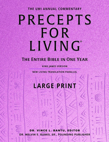 Precepts For Living: The UMI Annual Bible Commentary 2023-2024/Large Print