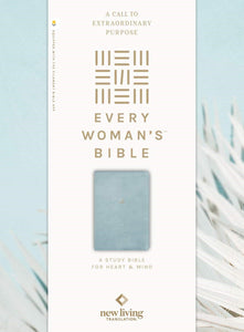 NLT Every Woman's Bible  Filament-Enabled Edition-Sky Blue LeatherLike
