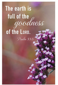 Bulletin-Earth Is Full/The Earth Is Full Of The Goodness... (Pack Of 100)