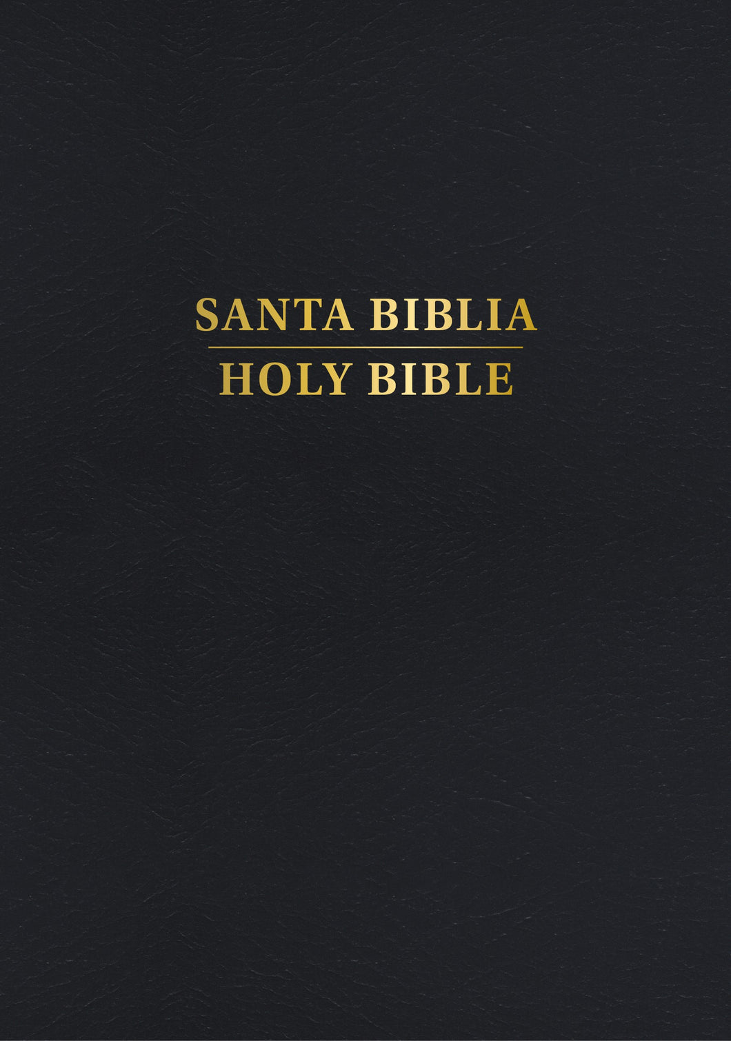 RVR 1960/KJV Personal Size Bilingual Bible (Biblia Bilingue Tamano Personal)-Black Hardcover