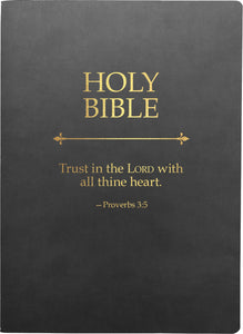 KJV Holy Bible Trust In The Lord Life Verse Edition Large Print-Black Ultrasoft