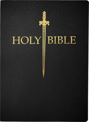 KJV Sword Bible Large Print-Black Bonded Leather Indexed