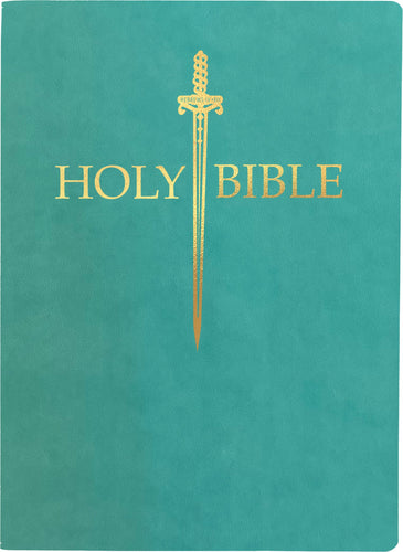 KJV Sword Bible Large Print-Coastal Blue Ultrasoft