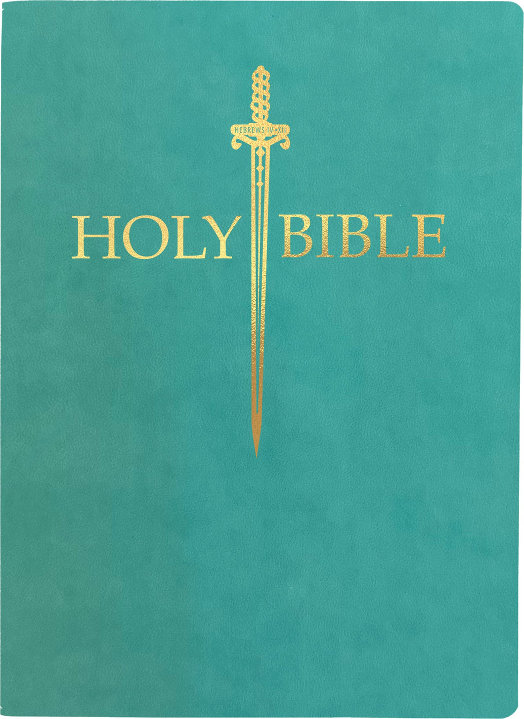 KJV Sword Bible Large Print-Coastal Blue Ultrasoft