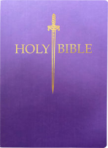 KJV Sword Bible Large Print-Royal Purple Ultrasoft