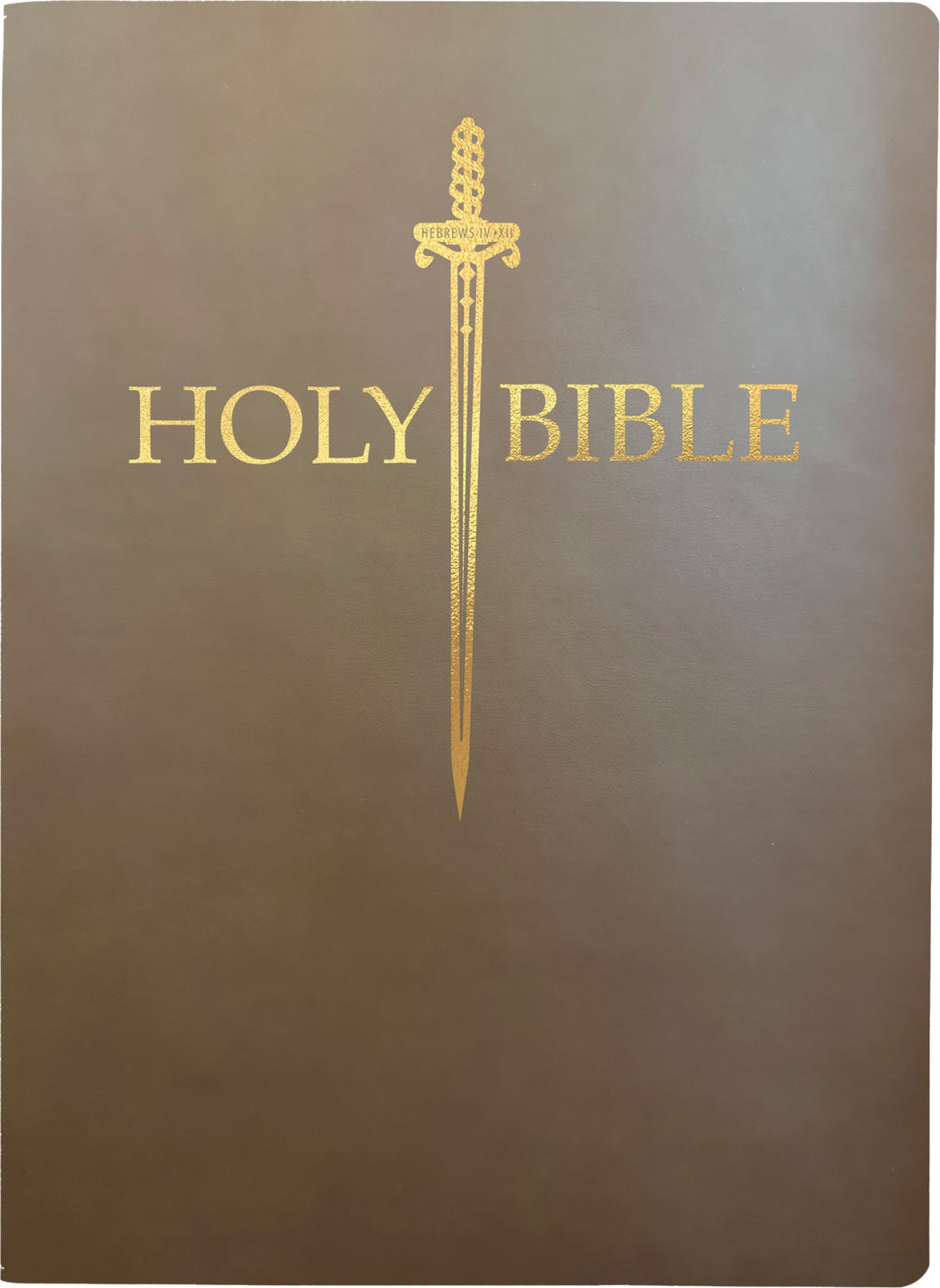 KJV Sword Bible Large Print-Coffee Ultrasoft