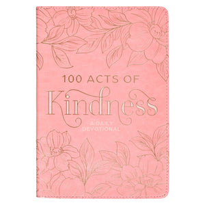 Devotional Gift Book-100 Acts Of Kindness-Faux Leather