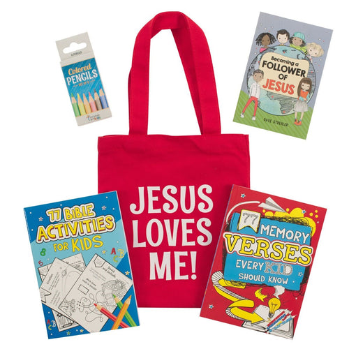 Church Welcome Kit-Kids-Red (5 Pieces)