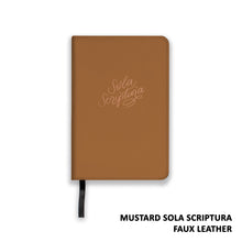 LSB Legacy Standard Bible/Compact Edition-Mustard Solo Scriptura Paste-Down Faux Leather