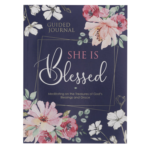 Journal-Prompted-Softcover-She Is Blessed