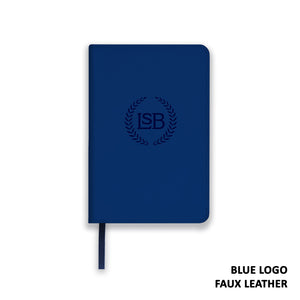 Legacy Standard Bible  Compact Edition  Paste-Down Blue Faux Leather  Logo (LSB)