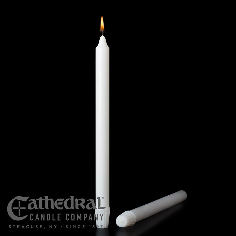 Altar Candle-White Short 3's (7/8