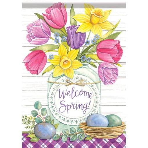 Flag-Garden-Easter Floral (12.5