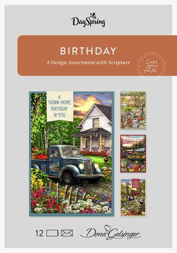 Card-Boxed-Birthday-Dona Gelsinger (Box Of 12)