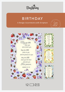 Card-Boxed-Birthday-Country Patterns (Box Of 12)