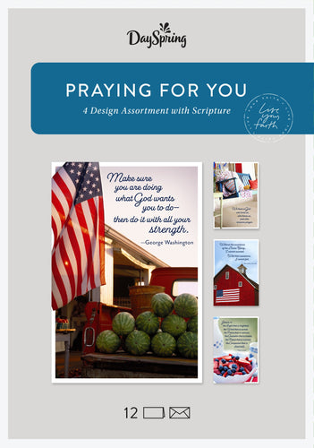 Card-Boxed-Praying For You-Americana (Box Of 12)