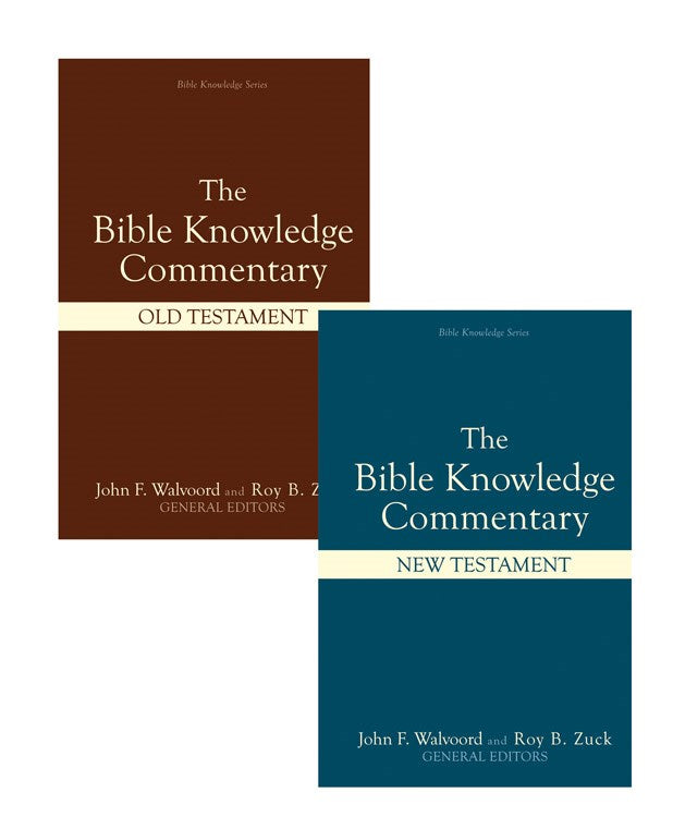 The Bible Knowledge Commentary: Old & New Testament (2 Volumes)