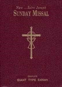 New Saint Joseph Sunday Missal (Complete Edition) Large Print-Burgundy Imitation Leather