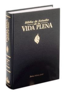 RVR 1960 Full Life Study Bible (Biblia de Estudio de la Vida Plena)-Black Bonded Leather Indexed