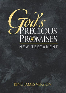 KJV God's Precious Promises New Testament-Black Softcover