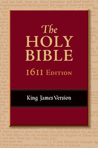 KJV 1611 Edition Bible-Black Genuine Leather