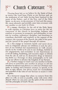 Card-Church Covenant-Pocket Card (Pack Of 100)
