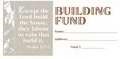 Offering Envelope-Building Fund (Psalm 127:1) (Bill-Size) (Pack Of 100)