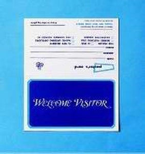 Visitor Card-Welcome Visitor (#WV-7) (Pack of 100)