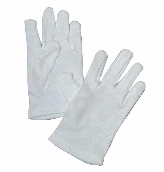 Gloves-Childs White Cotton-Large