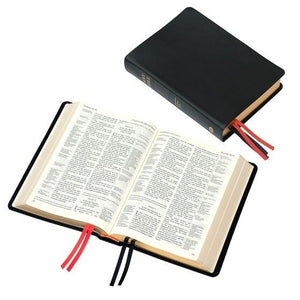KJV Westminster Reference Bible-Black Calfskin Leather (#90/UBK)