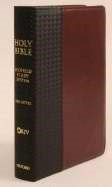 NKJV Scofield Study Bible III-Black/Burgundy BasketWeave Bonded Leather Indexed