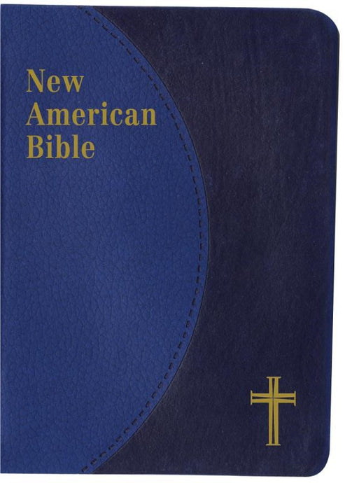 NABRE St. Joseph Edition Personal Size Bible-Blue Dura-Lux Imitation Leather