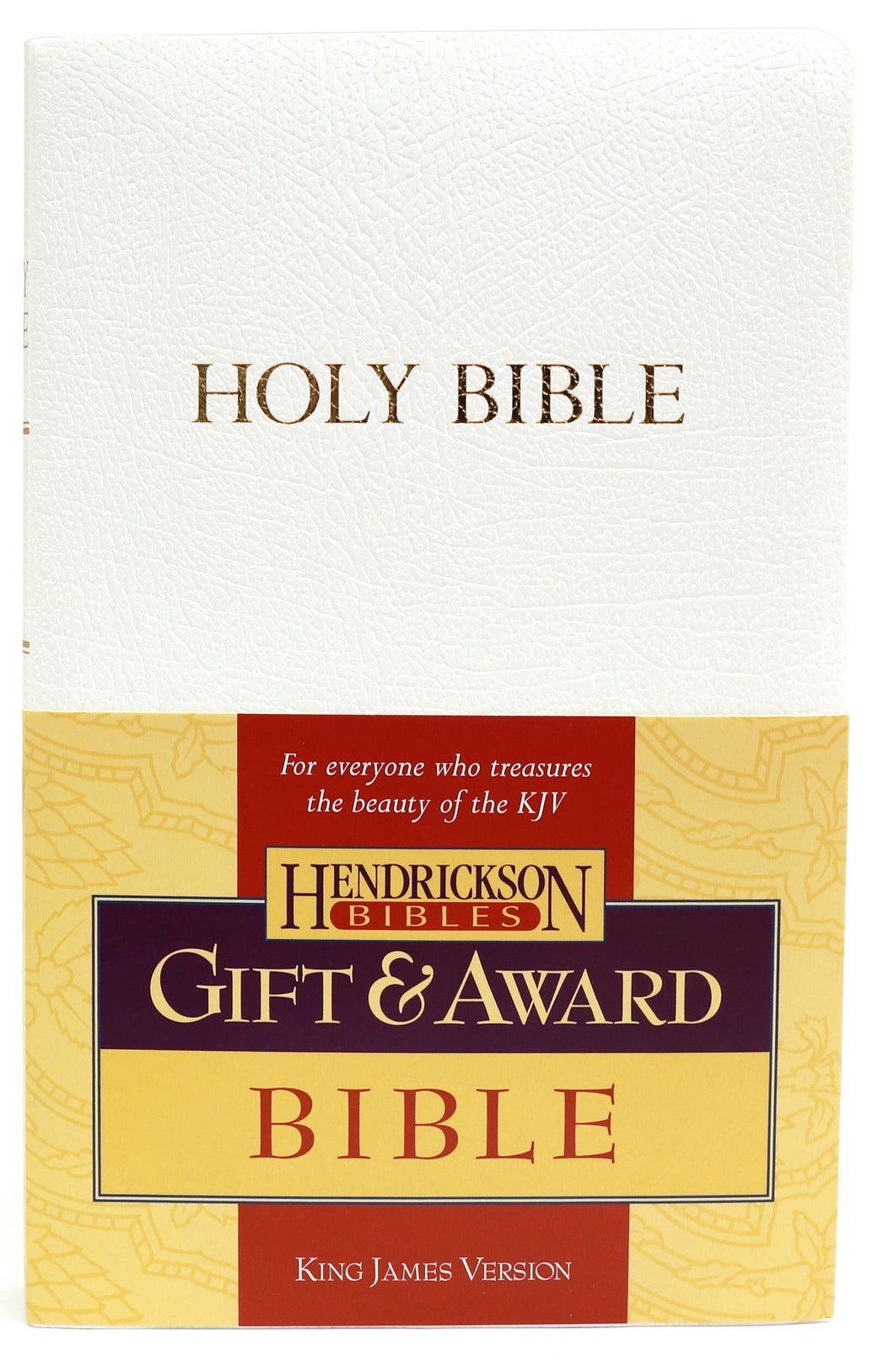 KJV Gift And Award Bible-White Flexisoft