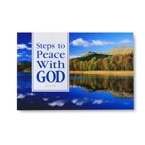 Tract-Steps To Peace With God-Scenic (Pack of 25)