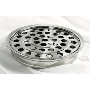 Communion-RemembranceWare-SilverTone Tray & Disc (Stainless Steel)