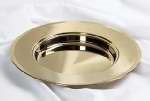 Communion-RemembranceWare-BrassTone Bread Plate-Non-Stacking (Stainless Steel)