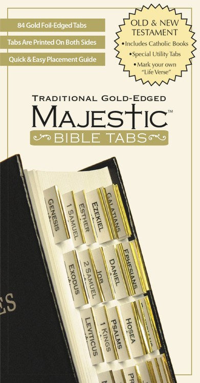 Bible Tab-Majestic-Traditional Gold Edged