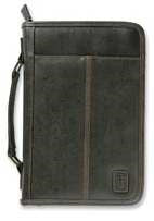 Bible Cover-Aviator Leather Look-Brown-X-Large