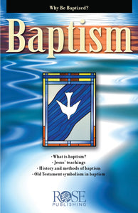Baptism Comparison Pamphlet (Pack Of 5)