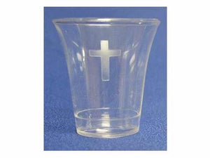 Communion-Cup-Disposable w/Cross-1-3/8" (Pack of 1000)