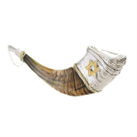 Shofar-Ram Horn-Anointing Silver Plated (#1176)