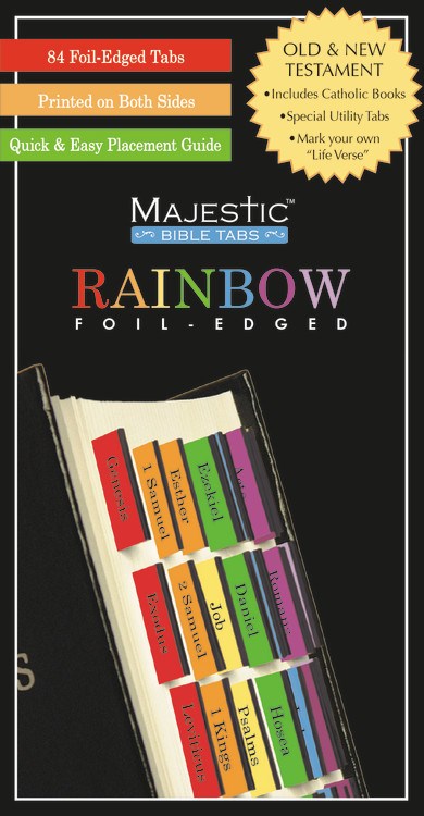 Bible Tab-Majestic-Rainbow