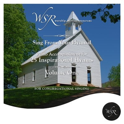 Audio CD-25 Inspirational Hymns V1 (Piano Accompaniment)