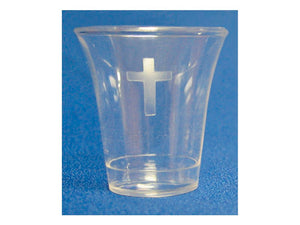 Communion-Cup-Disposable W/Cross-1-3/8" (Pack of 500)